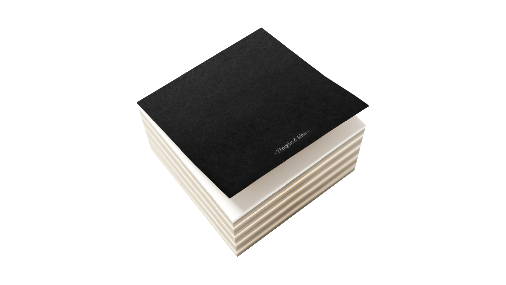 Black Tag Cube Pad