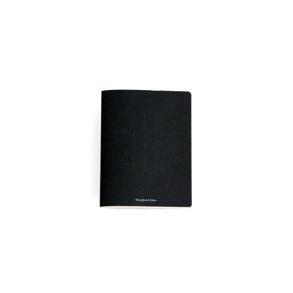 Black Tag Half-Sized Journal: Grid