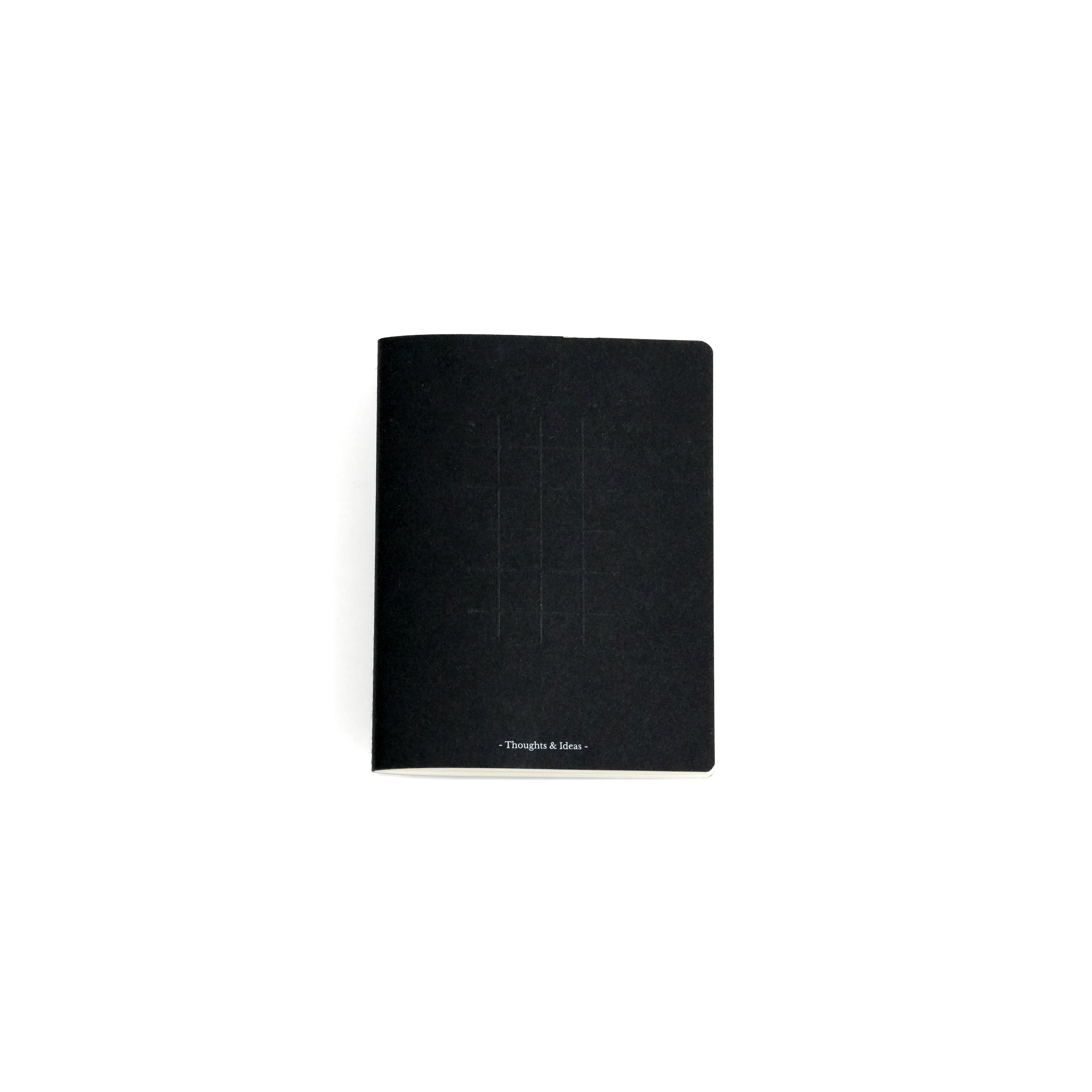Black Tag Half-Sized Journal: Grid