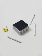 Black Tag Cube Pad
