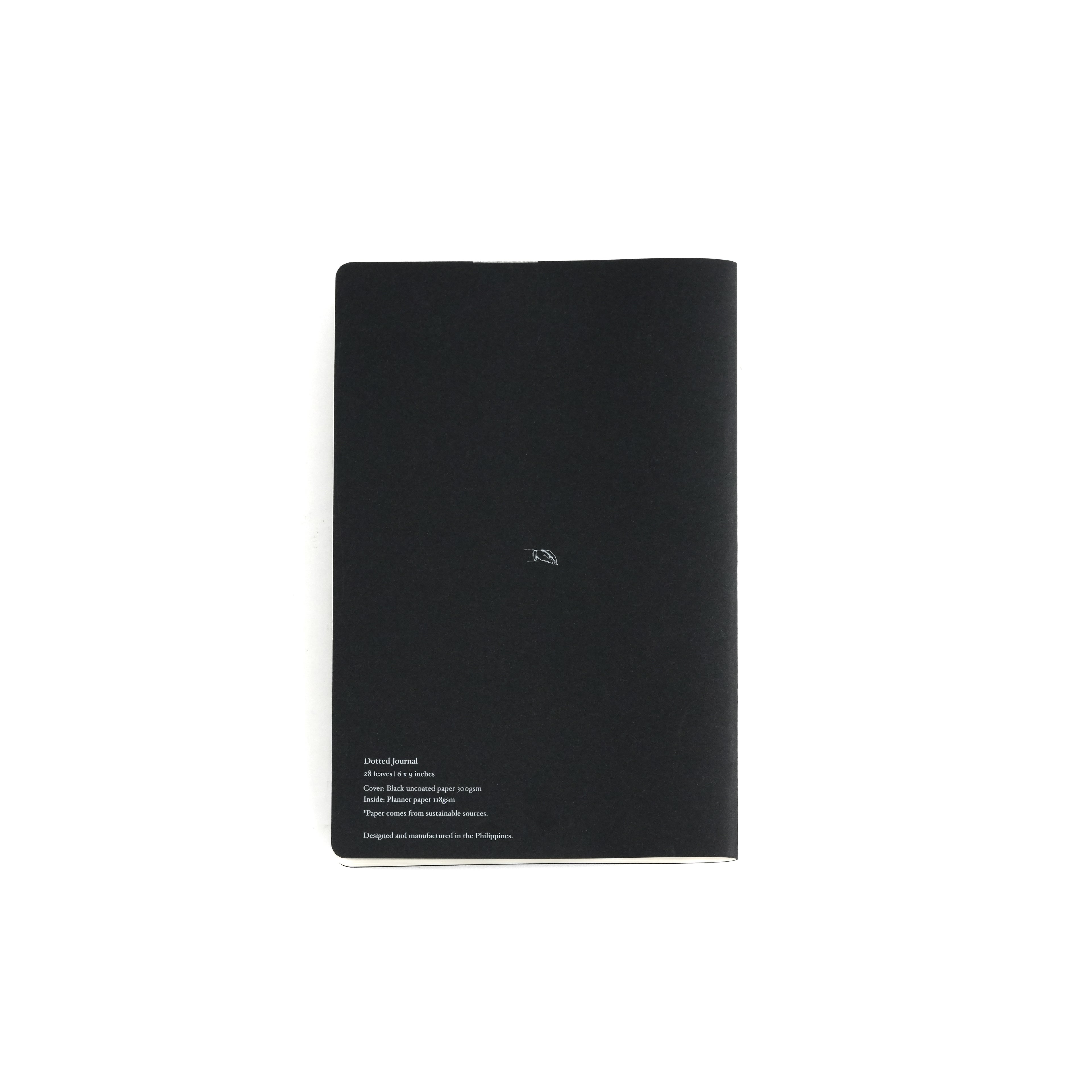 Black Tag Full-Sized Journal: Dotted