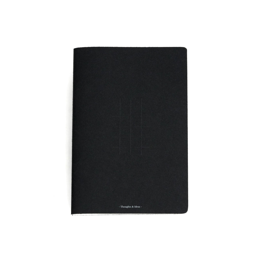Black Tag Full-Sized Journal: Grid
