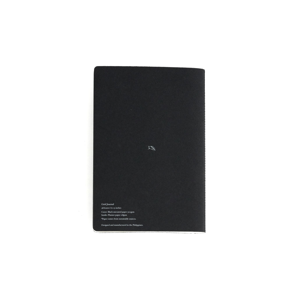 Black Tag Full-Sized Journal: Grid