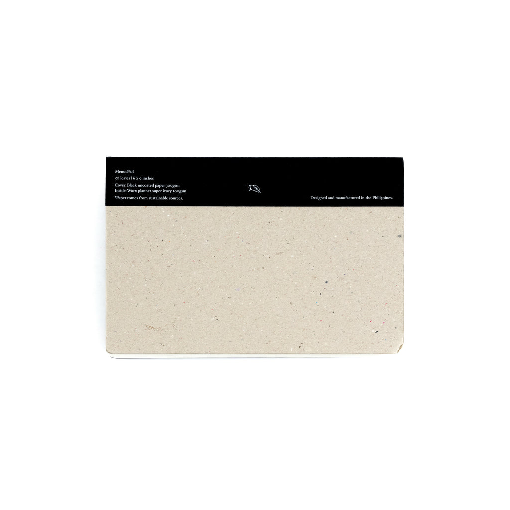 Black Tag Memo Pad