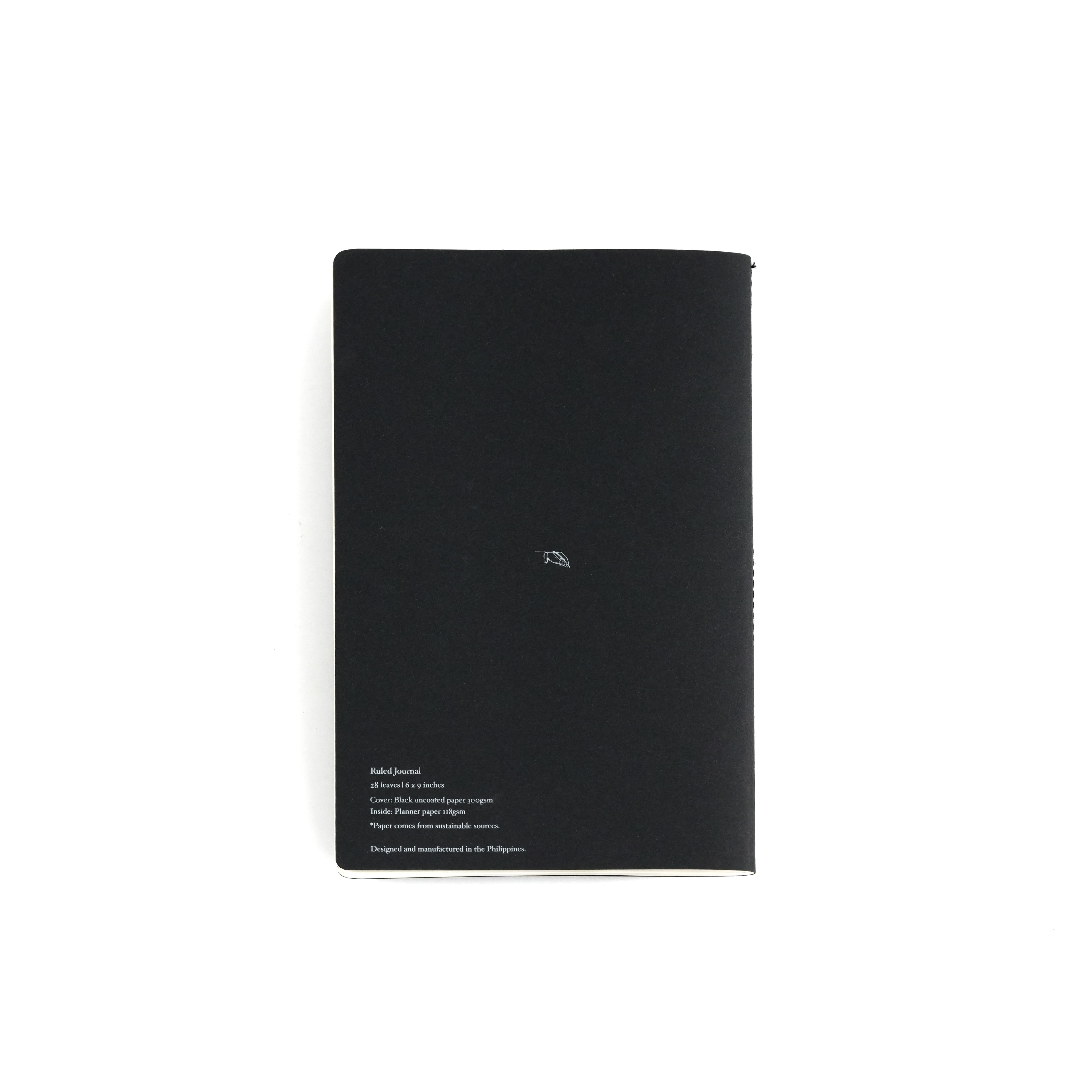 Black Tag Full-Sized Journal: Ruled