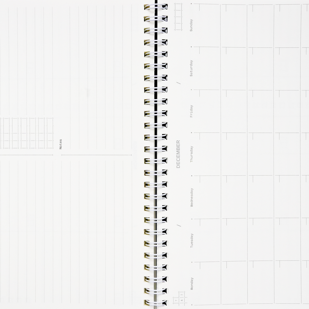 Black Tag Perpetual Planner