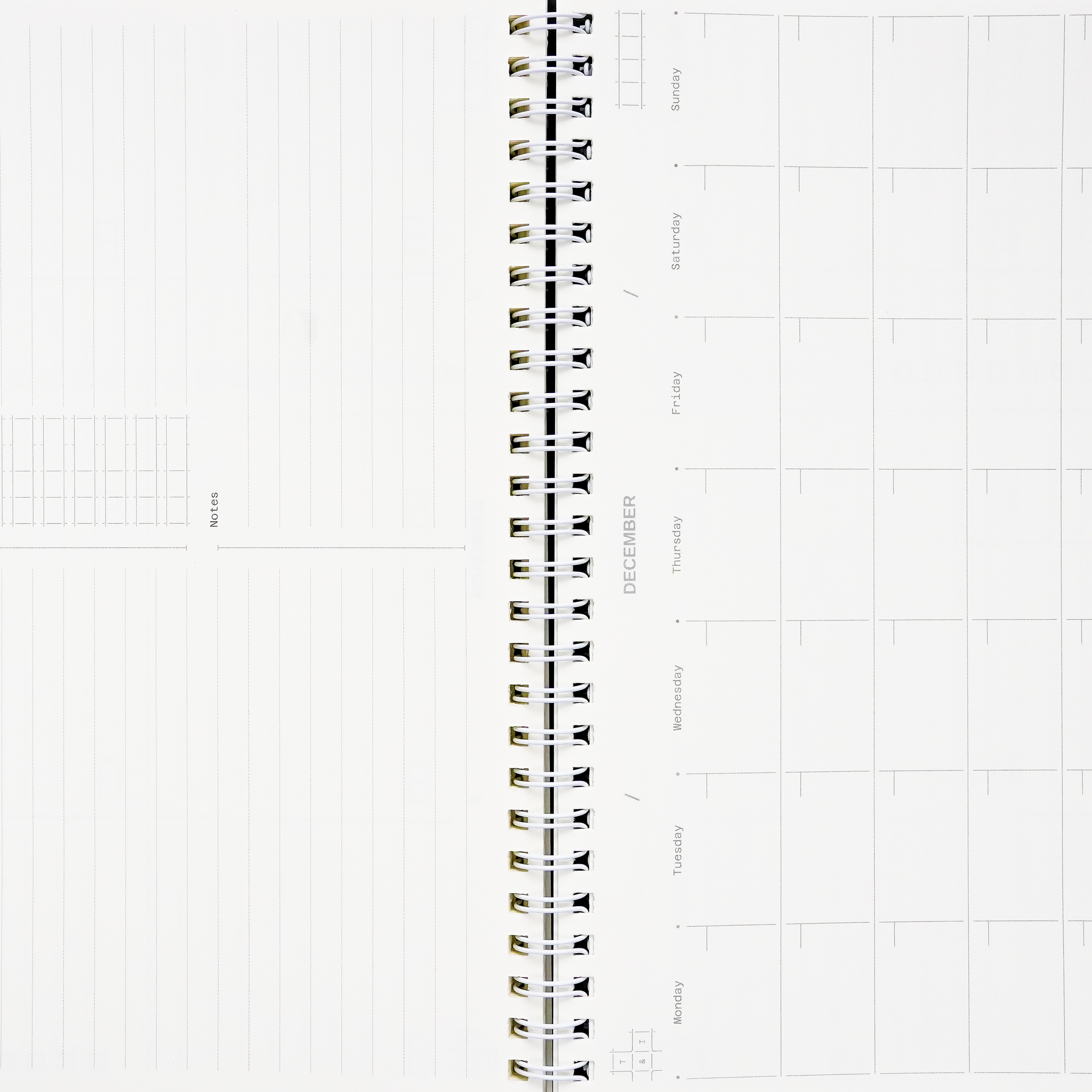 Black Tag Perpetual Planner